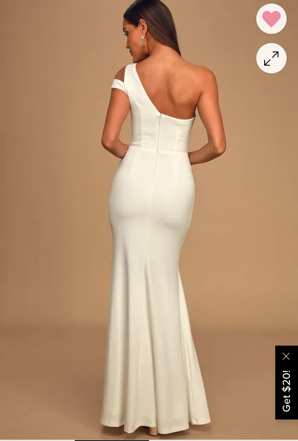 Lulus white Formal Dress - Image 2