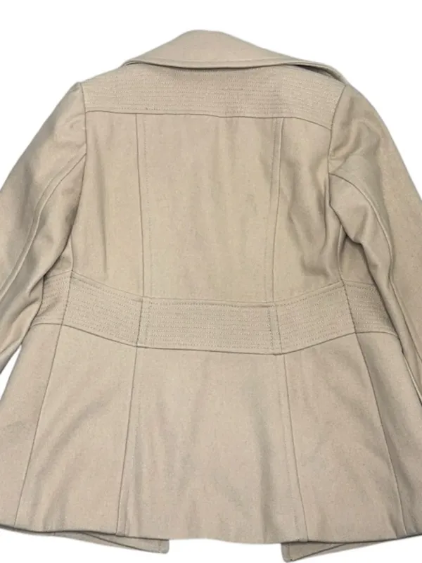 Kenneth Cole Double Breasted Peacoat Tan Excellent Size 4 - Image 4