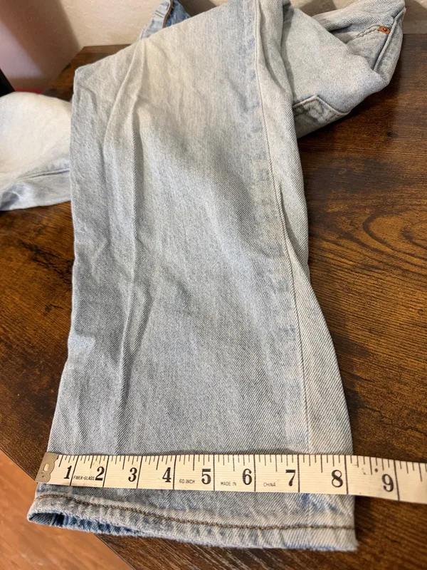Levi’s Ribcage Straight Ankle Button Fly Jeans Size 26 - Image 6