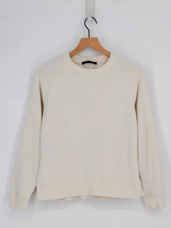 Jenni Kayne Saturday Sweatshirt Crewneck Oatmeal Cream S - Image 2