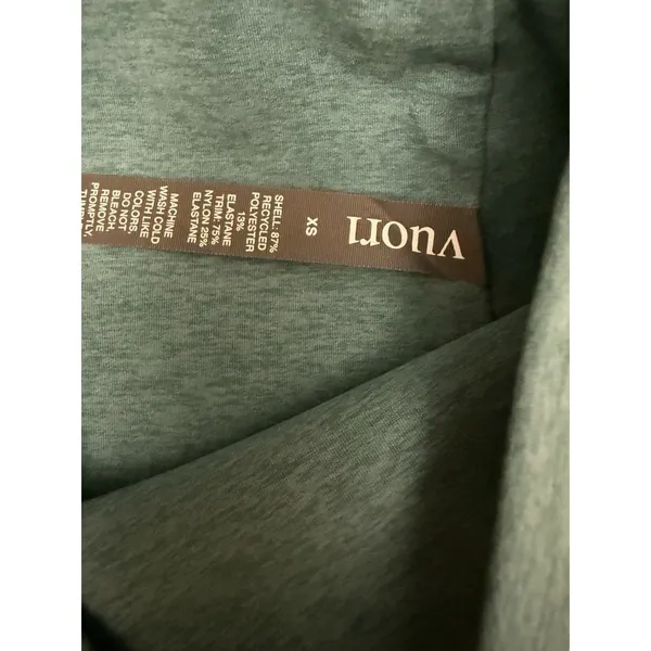 Vuori Women’s Clean Elevation Shorty Green Luna Heather Sz XS New w/tag - Image 3