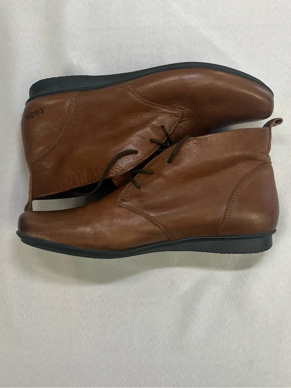 Taos Robin Ankle Brown Leather Lace Up Women’s Shoes Boots Size 8-8.5 EU 39 - Image 6