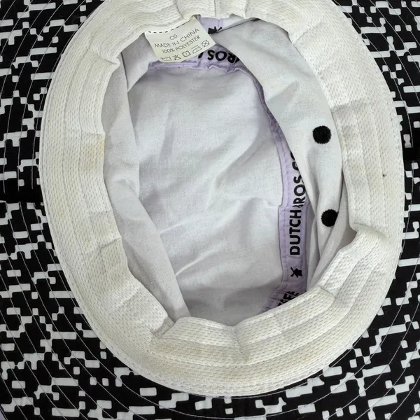 Dutch Bros OS Bucket Hat Lavender Guaranteed To Satisfy Embroidered Sun Hat - Image 9