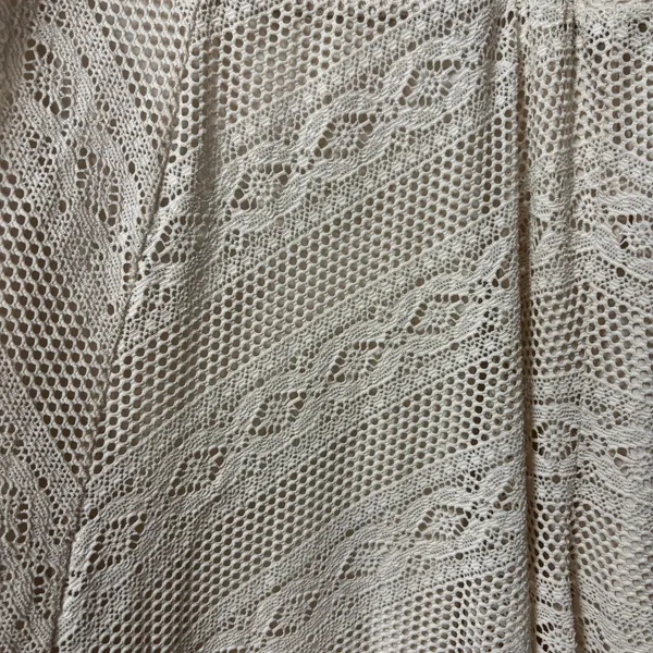 John Paul Richard Skirt Cream Lace Handkerchief Hem Boho Midi Cottage Festival L - Image 4