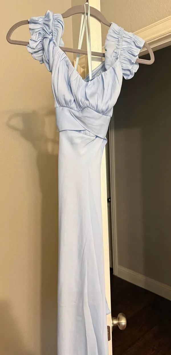Sky Child Maxi Dress Steel Blue - Image 2