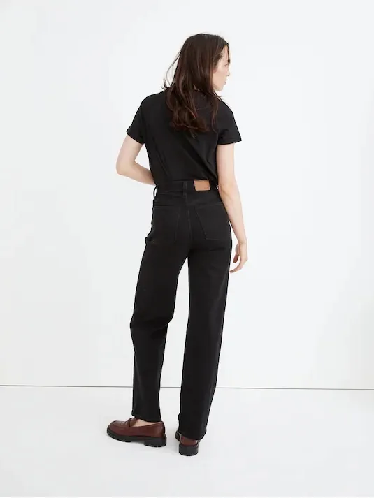 Madewell washed black The Perfect‎ Vintage Wide-Leg Jean size 26 - Image 2
