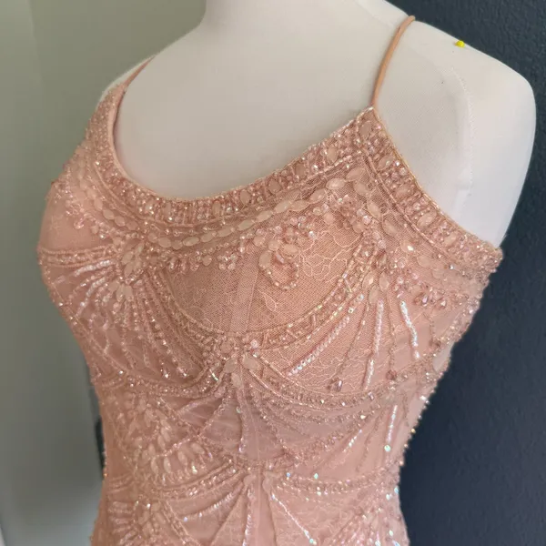 Sherri Hill Beaded Mini Dress Size 6 - Image 5