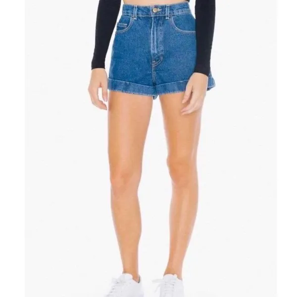American Apparel denim shorts - Image 2