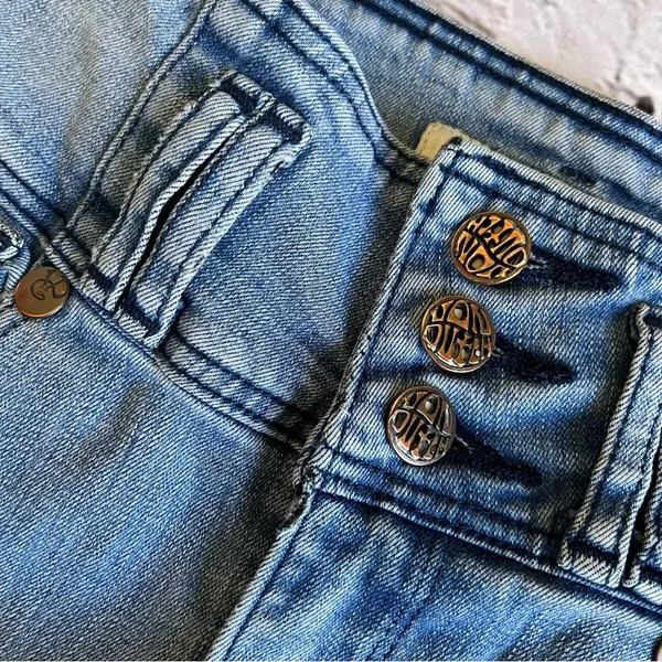 VTG Y2K Von Dutch Jeans Size 26 FLAW - HOLE - Image 3