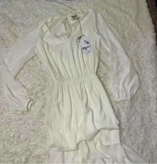 NWT Show Me Your Mumu White Jocelyn Maxi Dress Size Small Engagement Bridal - Image 2
