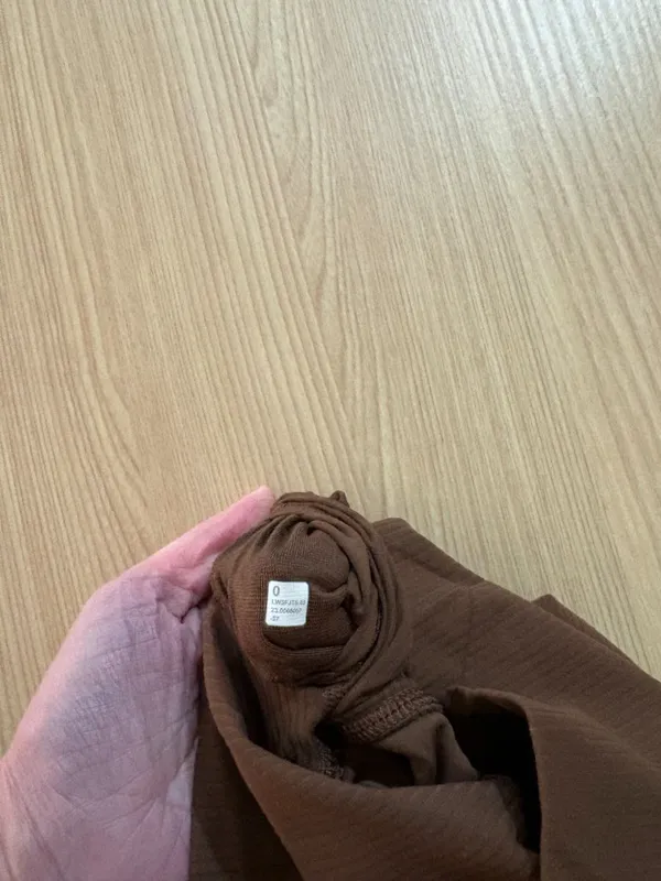 Lululemon Align Ribbed High-Rise Pant 25" Size 0 Brown Neutral Classic W5FJTS - Image 4