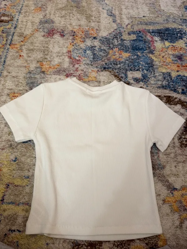 nuuds cropped shirt White Size XS - Image 2