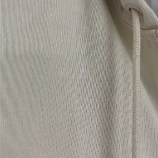 Nike Full Zip Hoodie Cream Loose Fit Waist Length Boxy Full Zip up Jacket Size S - Image 5