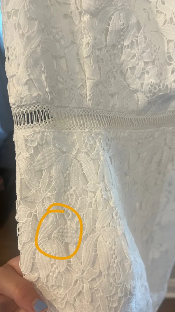 Nordstrom Midi White Dress - Image 3