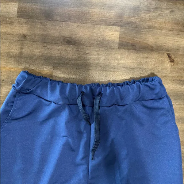 Women's Dark Blue Two Piece Casual Wear Pants and 3/4 Zip Top Size S #260801 - Image 9