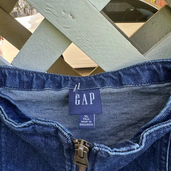 Gap Denim Zip-Front Mini Dress - Image 6
