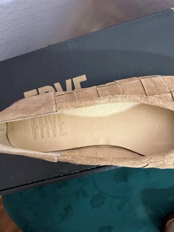 Nib Frye Suede Flats Size 6.5. $148 - Image 8