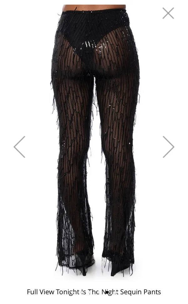 Akira Sequin Pants - Image 2