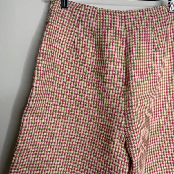 Alexa Chung High Waisted Plaid Womens Long Shorts US 6 - Image 11