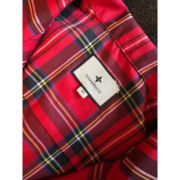 Tuckenuck Red Plaid Royal Stewart Tartan Margot Top Size Medium - Image 4