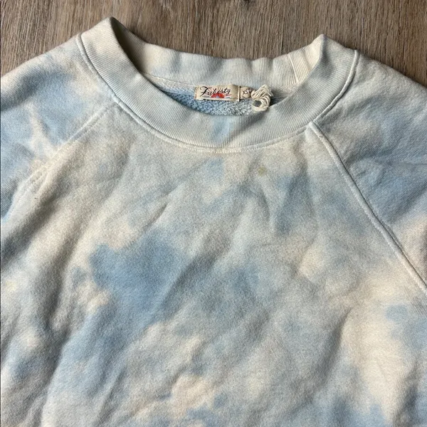 Faherty Bells Tie Dye Crewneck Sweatshirt Size Extra Small - Image 8