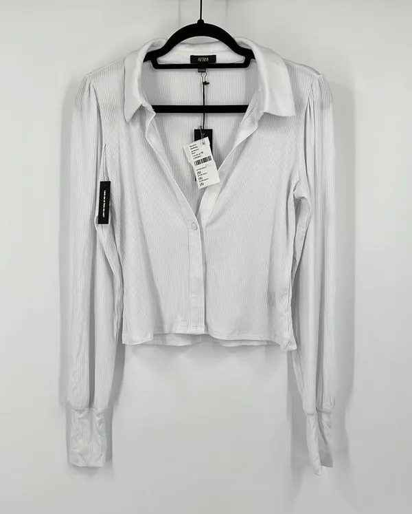 AFRM Santon Top in Blanc Small - Image 4