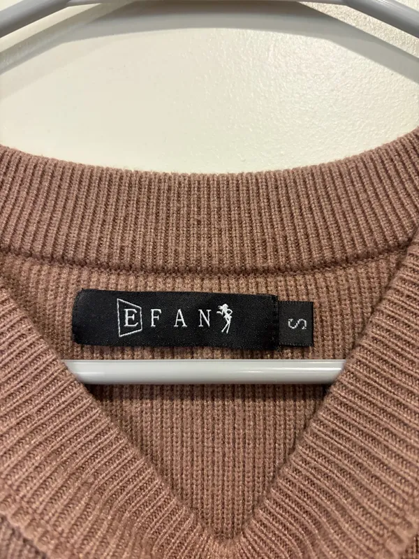 Brown Sweater Amazon Knit - Image 3