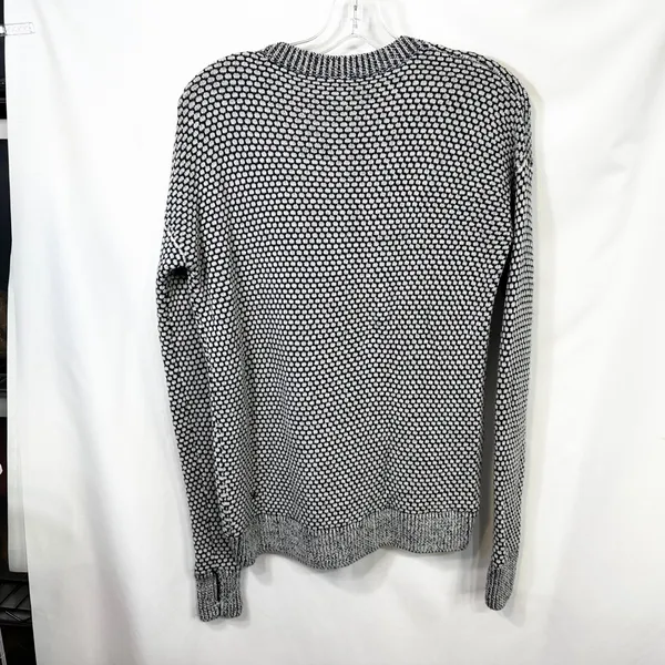 Lululemon Yogi Crew Sweater Size 4 Inkwell Blue Honeycomb Knit Thumbholes‎ 243 - Image 13