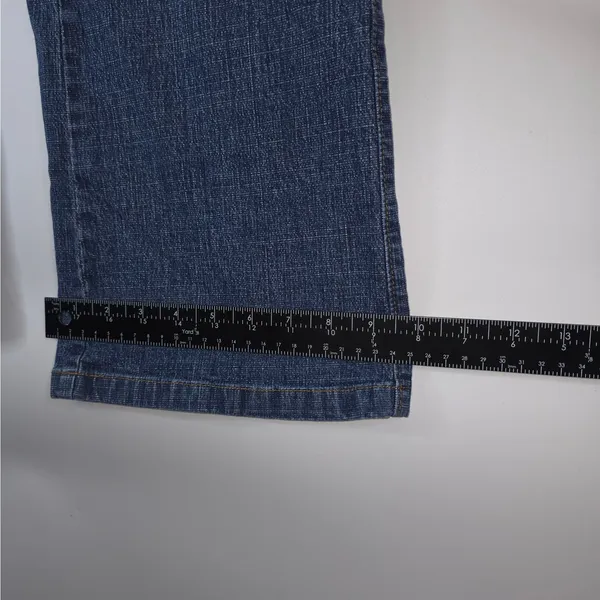 Lee Jeans Womens‎ 11/12L (33x33) Blue One True Fit Bootcut High Rise Stretch - Image 11