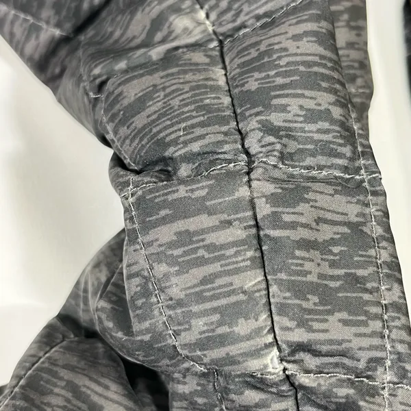 The North Face Reversible Primaloft Quilted Jacket Sz S‎ Gray W/Orange Accents - Image 13