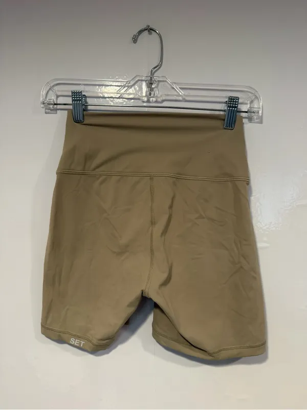 Light Green Set active biker‎ shorts - Image 3