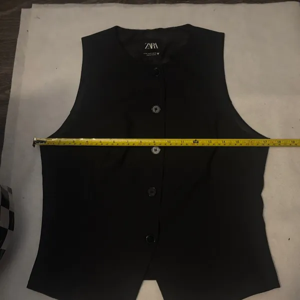 Zara Black Label Buttondown Vest M Academia Menswear Look Corporate Siren Preppy - Image 8