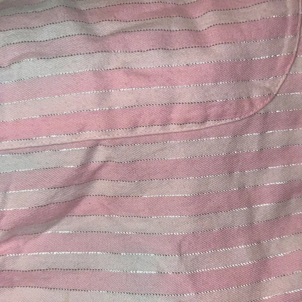 ✨ Victoria's Secret Pink/Grey Metallic Silver Striped Pajama Pants✨ - Image 6