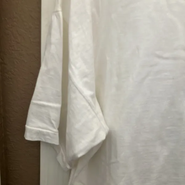 FINAL MARKDOWN One step up dropped shoulder oversized tee medium White - Image 2