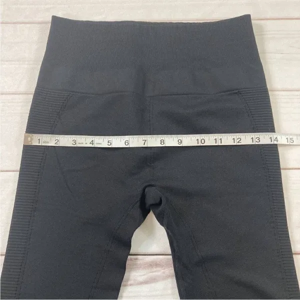 Electric Yoga Women Black High Waisted Yoga Workout Athletic Leggings Size M/L - Image 10