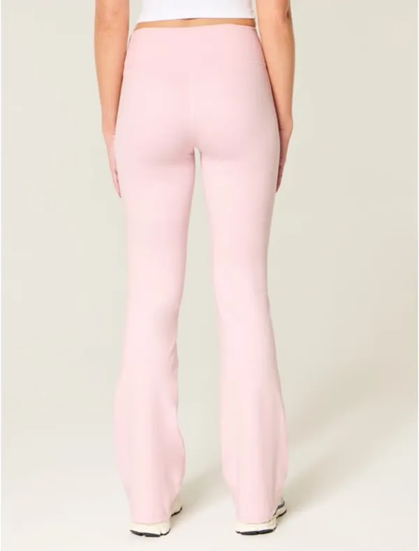 Hollister Gilly Hicks Active Recharge Wrap Waist Flare Leggings - Image 3