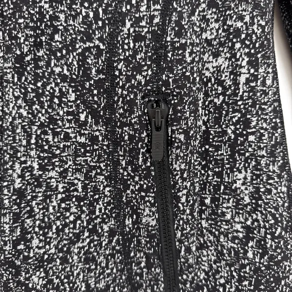 Lululemon Define Jacket 6 Rush Jacquard Black White Space Dye Full Zip Thumbhole - Image 4