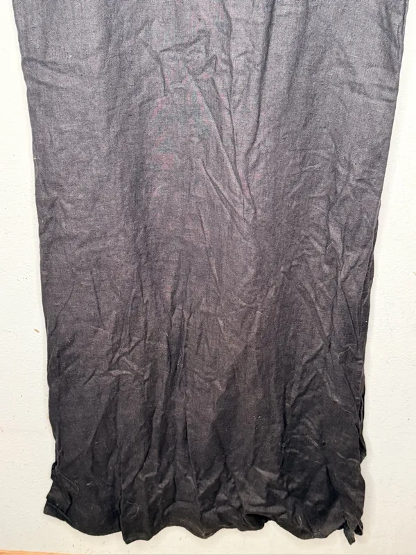 Vintage Studio Ease Black Linen Dress - Image 3