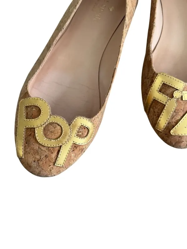 KATE SPADE Pop Fizz Cork Ballet Flats Size US 5.5 - Image 8