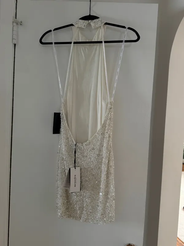 Retrofête Olivia Sequin Mini Dress - Image 5