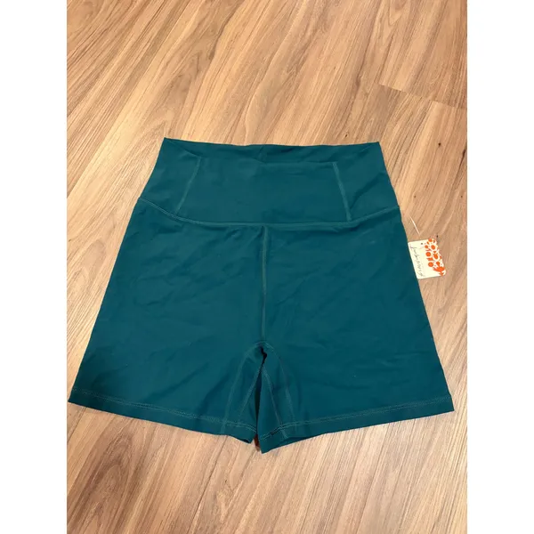 Free People FP Movement Never Better 5"‎ biker shorts evergreen size L - Image 2
