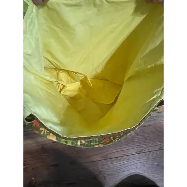 “Happy Planet” handmade / homemade open top tote‎ - Image 6