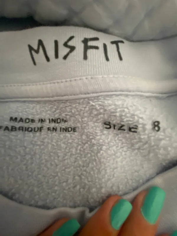 Misfit Blue Sweater Size 8 - Image 4