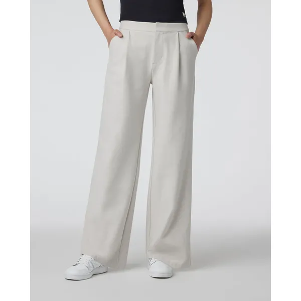 Vuori Elevation Ecru Heather Wide Leg Trouser Sz L - Image 5