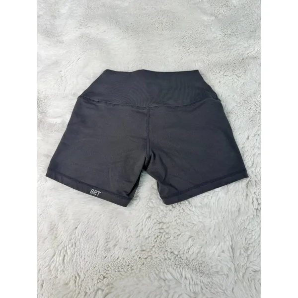 SET Active FormCloud Cloud Shorts XS Gray High Rise Seamless Bike Biker Shorts - Image 2