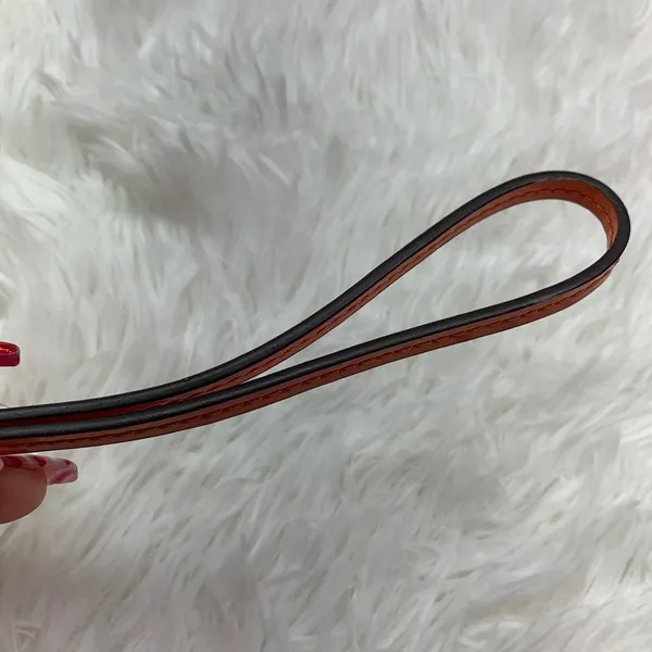 COACH Orange Patent Leather Replacement Hangtag Hang tag and Wristlet Strap - Image 7
