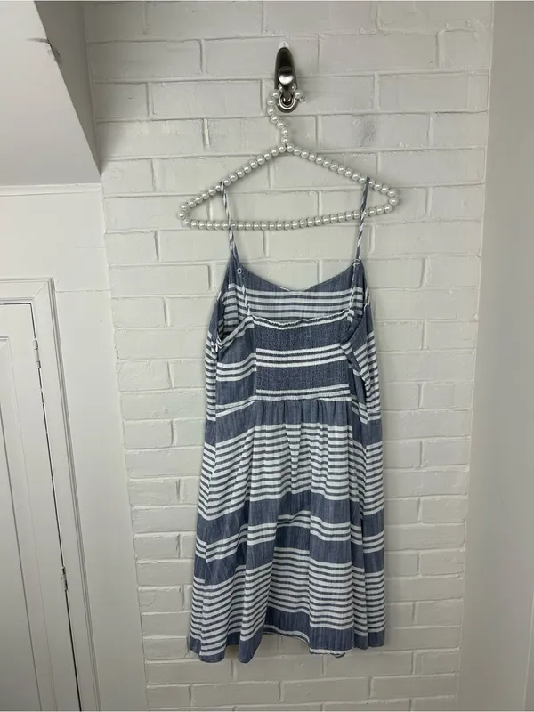Old Navy Striped Cotton Summer Dress Size L - Image 8