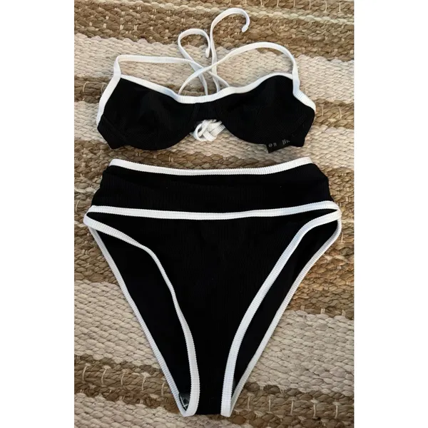 NEW Beach Riot Kori Top/ Carlotta Bikini Set Size Small - Image 6