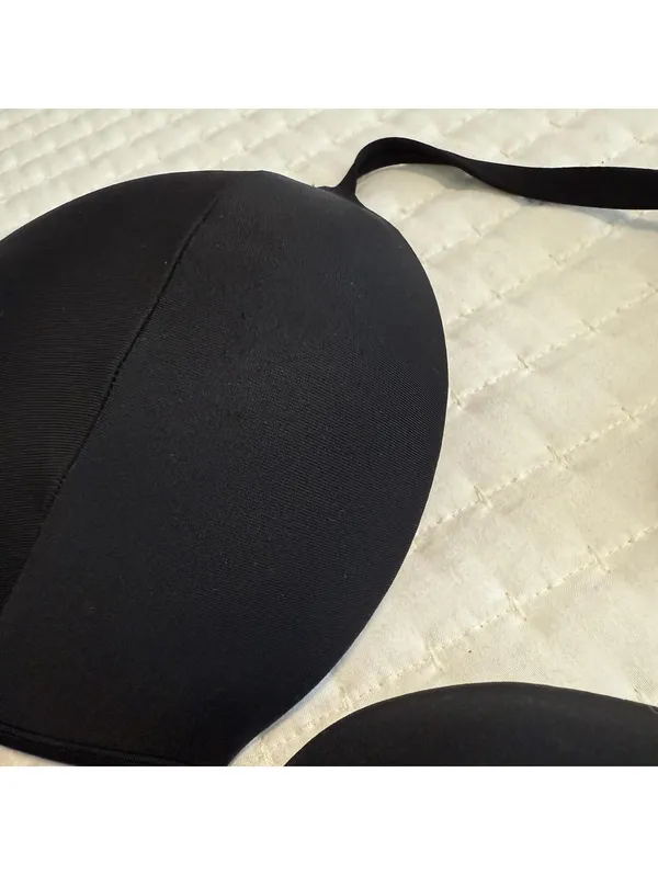 Victoria’s Secret Black Bikini Top Push-up Sz 38C Underwire Swim Padded - Image 7