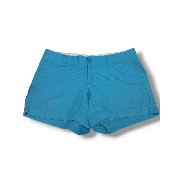 Lilly Pulitzer Callahan Shorts Size 2 Searulean Blue Seersucker Cotton 5" - Image 3